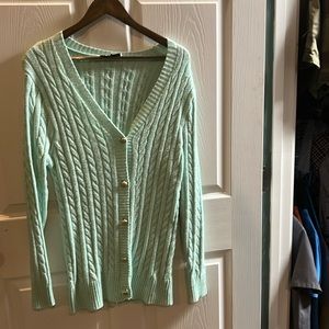 Beach riot cable knit cardigan